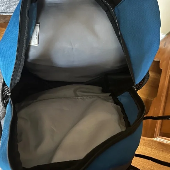 Adidas Gray and Blue Men's Backpack - Picture 4 of 5